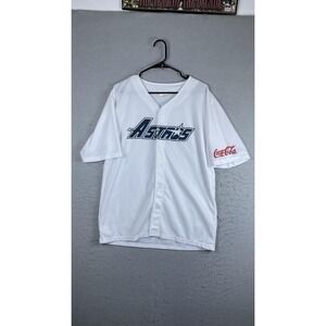 Houston Astros Jersey Mens XL White MLB Baseball Coca Cola Associated‎ Premium